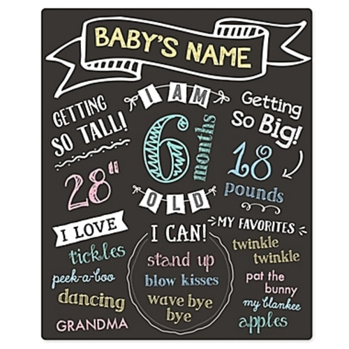 Pearhead Baby's Monthly Chalkboard