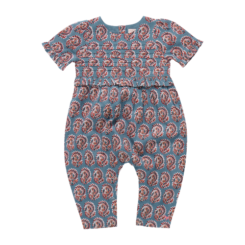 Baby Girls Raquel Jumper - Blue Paisley