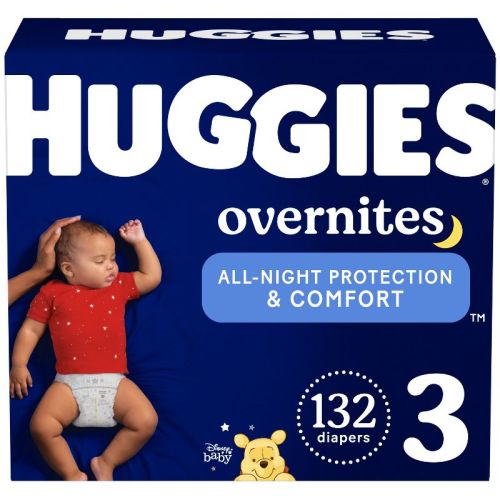 Huggies Overnites Nighttime Baby Diapers – (Select Size and Count), Size: 3