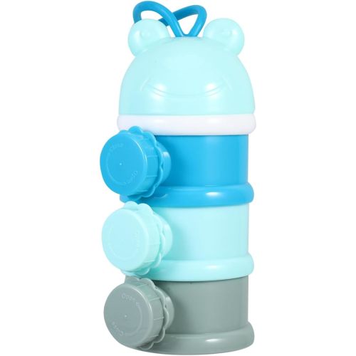 Kisangel 1PC Dispenser 3 Layers Milk Powder Dispenser for Infant Milk Container Storage