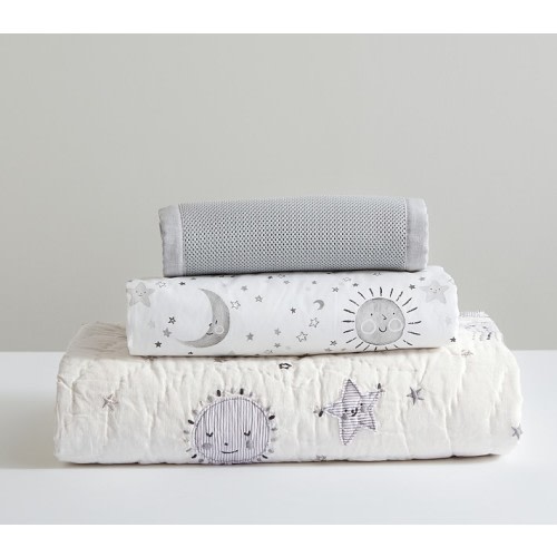Skye Linen Baby Bedding | Crib Bedding | Pottery Barn Kids