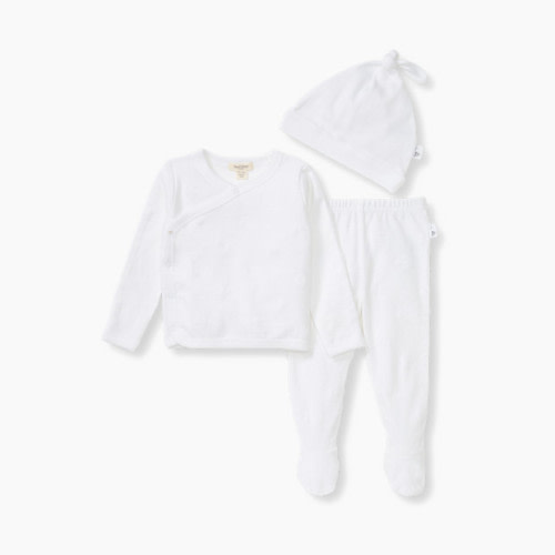 Organic Cotton Raised Terry Bee Take Me Home Set - Cloud Bee