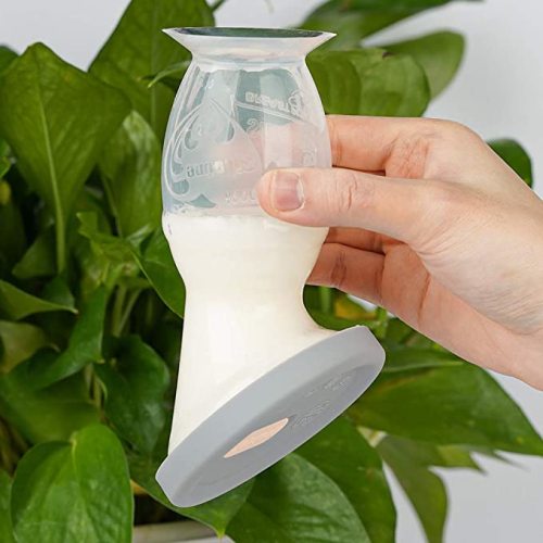 Haakaa Manual Breast Pump with Base 4oz/100ml+Lid - 4 Fl Oz