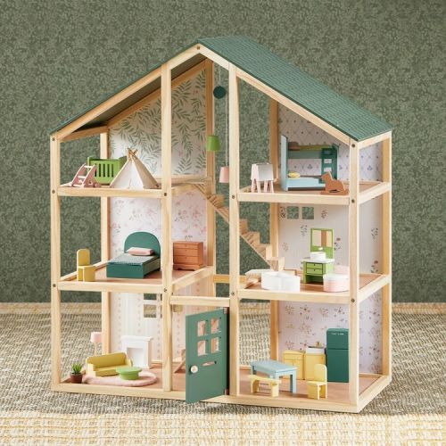 Tiny Land® Sweetwood Evergreen Dollhouse without Dolls