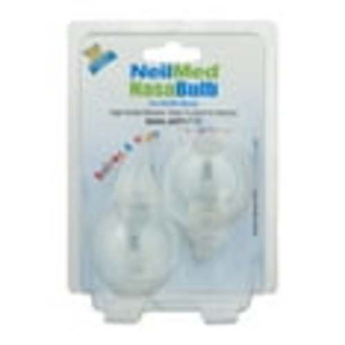 NeilMed Nasabulb Aspirator with Clear Design, for Small Noses, Babies and Kids, 2 Count