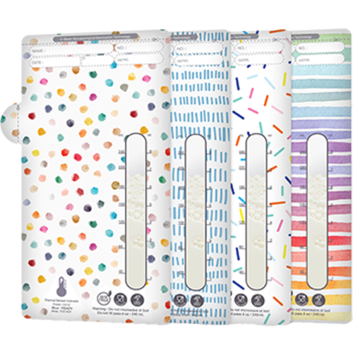 Sposie Breast Milk Storage Bags, 8 oz, 100 Count