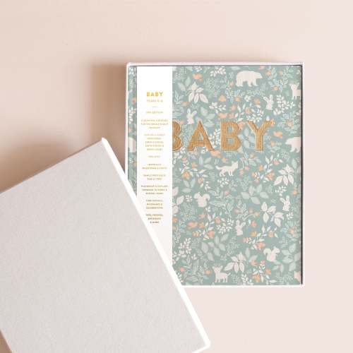 Baby Book Forest Friends Sage Boxed - 3rd Edition