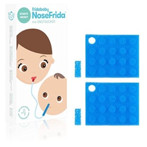 FridaBaby NoseFrida The SnotSucker Nasal Aspirator with 40 Extra Hygiene Filters, 0.8 Ounce - With 40 Additional Hygiene Filters