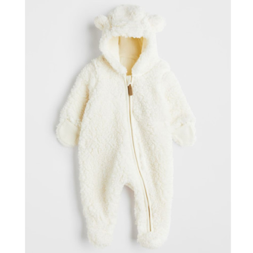 Faux Shearling Overall | Natural White 3M