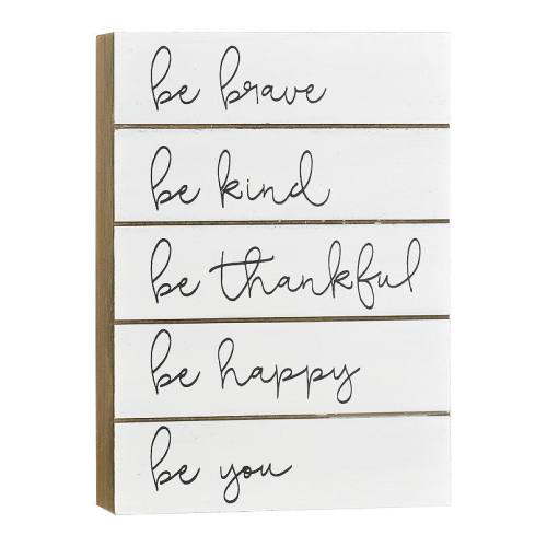 Belle Maison "Be" Box Sign Art