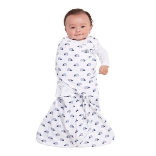 Halo Innovations Sleepsack 100% Cotton Swaddle Wrap - Heather Gray - S