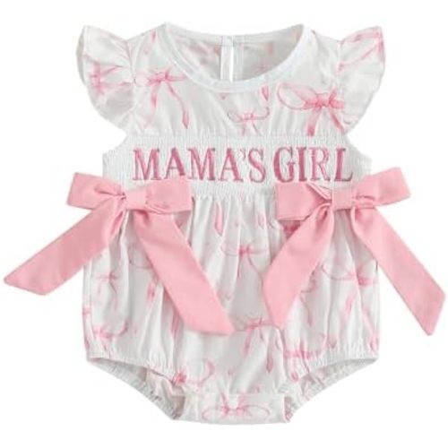 Mamas Girl Sleeveless Bubble Romper
