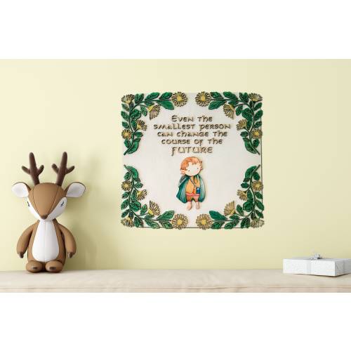 Even the Smallest Person Hand Painted Wall Hanging