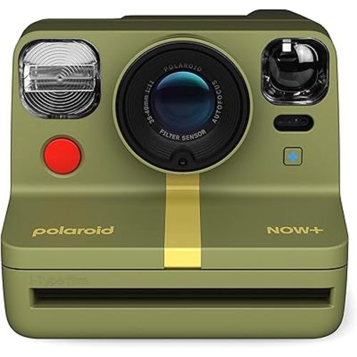 Polaroid Now+ 2nd Generation I-Type Instant Film Bluetooth Connected App Controlled Camera - Forest Green (9075)
