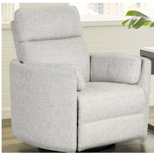 Simeon Collection Power Swivel Glider Recliner in Natural Beauty Quartz