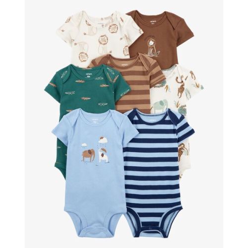 Baby 7-Pack Short-Sleeve Bodysuits - Carter's | Carter's