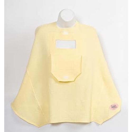 Muslin Nursing Cover for Baby Breastfeeding – Peekaboo Window -100% Breathable Cotton Privacy Nursing Shawl - Multiuse Apron for Moms