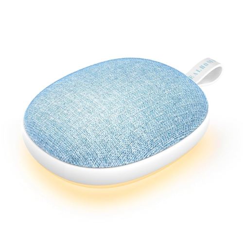 Portable White Noise Machine for Adults Baby & Travel – 6 Relaxing Sounds, Long-Lasting 1200mAh Battery, Bluetooth Music Streaming, Night Light & TF Card Compatible Sleep Aid Device Blue