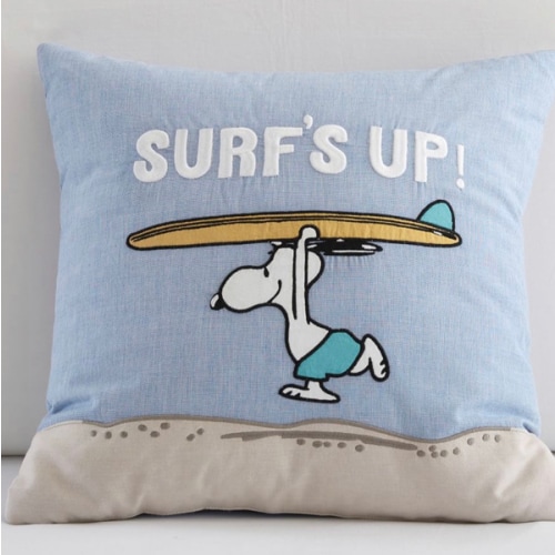 Peanuts® Snoopy® Surfs Up Pillow | Pottery Barn Kids