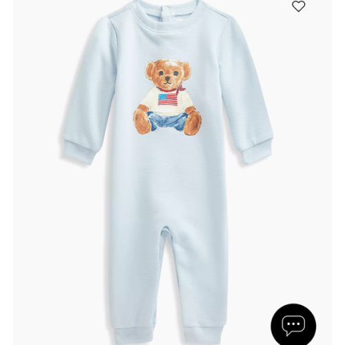 Shop Polo Ralph Lauren Baby Boy's Polo Bear Fleece Coveralls | Saks Fifth Avenue