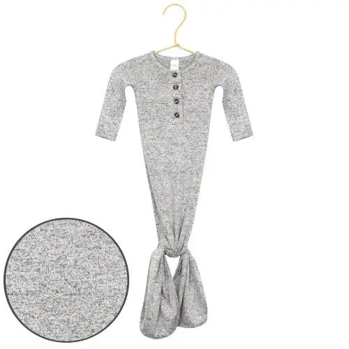 Sam Plush Knit Knotted Gown