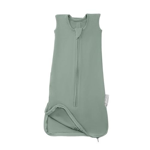 Owlet Dream Sleeper with Swaddle, Baby Sleep Sack and Wrap, Sleepy Sage, 0-3M