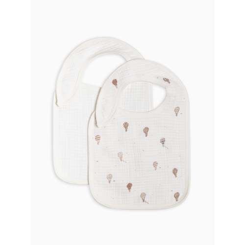 2-Pack Muslin Bib Set