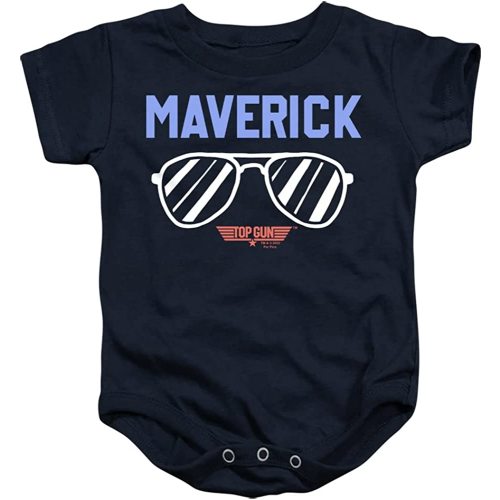 Top Gun Mini Maverick Collection Infant Baby Boys Onesie Snapsuit