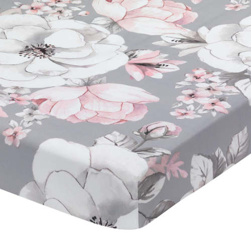 Lambs & Ivy Signature Botanical Baby Watercolor Floral Crib Sheet - Gr — buybuy BABY