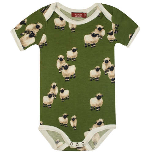 Valais Sheep Bamboo Short Sleeve One Piece