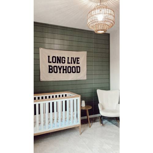 Long Live Boyhood Banner, Long Live Boyhood Flag, Boys Bedroom Decor, Toddler Boy Room Banner, Boy Nursery Decor
