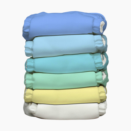 Charlie Banana Reusable Cloth Diapers (6 Pack) - Unisex Pastel