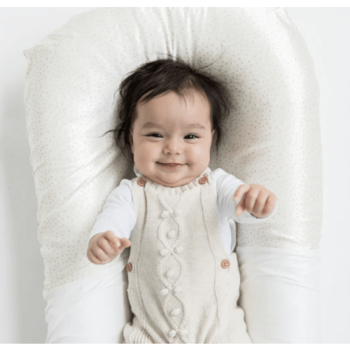 Silk Bassinet/Lounger Sheet - Fawn Terrazzo
