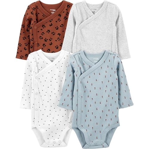 4-pack Side Snap Bodysuit 3-6 months