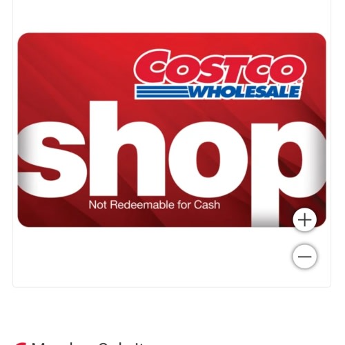Costco Shop Card