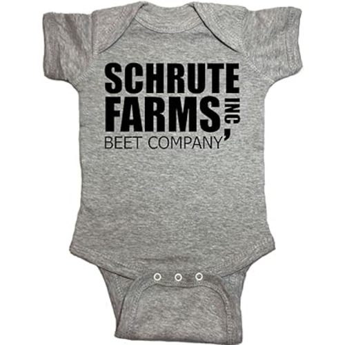 The Office Baby One Piece Schrute Farms Bodysuit