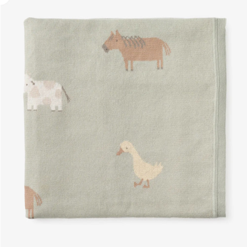 On the Farm Knit Blanket