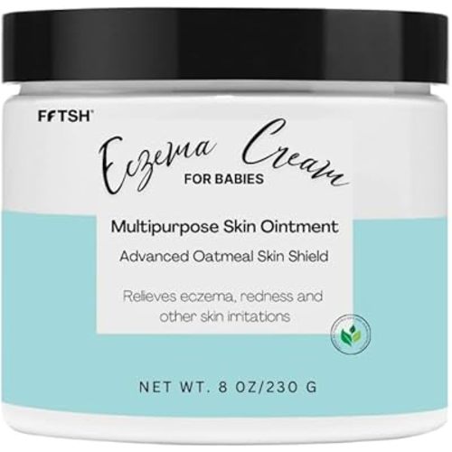 All Over Ointment – Multi-Purpose Eczema Cream for Sensitive, Dry Skin & Rashes – Fragrance-Free, 1-Pack Bundle (8 Oz)