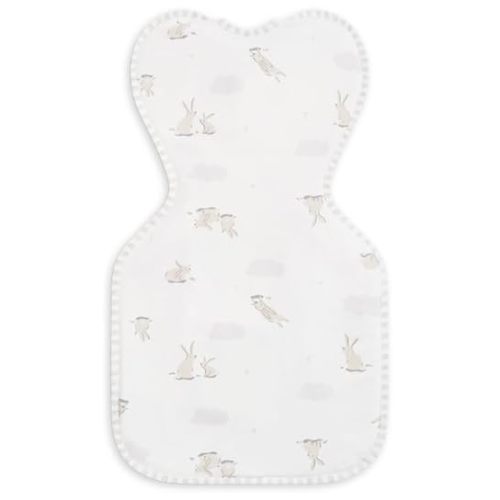Love to Dream Swaddle UP, Sleep Sack 0-3 months, Self-Soothing, Improves Sleep, Snug Fit Helps Calm Startle Reflex, Baby Essentials must haves Newborn, 1.0 TOG, 5-8.5 lbs, Cloud Bunnies