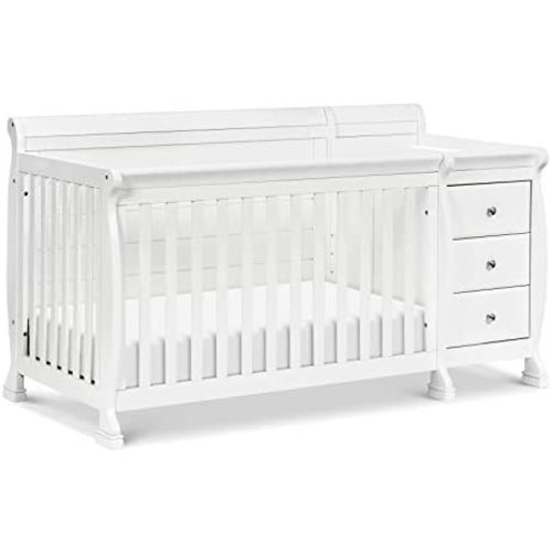DaVinci Kalani 4-in-1 Convertible Crib & Changer In White