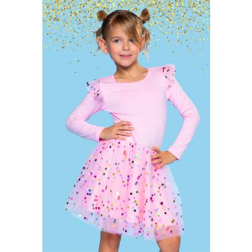 Simply Soft Bow Back Be Happy Tulle Dress – PixieLane