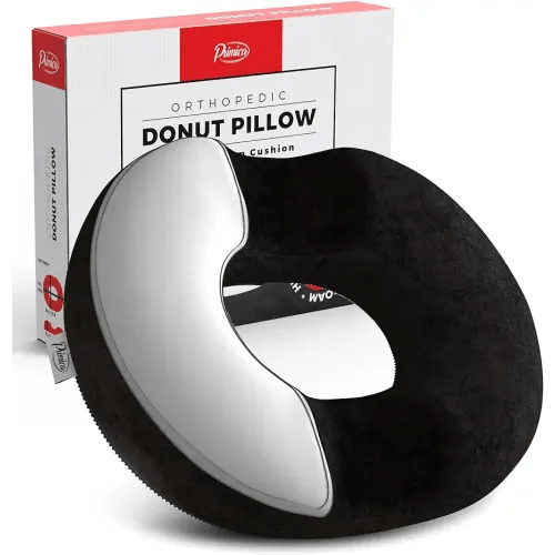 Donut Pillow, Tailbone Pain Relief, Hemorrhoid & Postpartum Cushion for Men and Women, Helps Ease Discomfort from Tailbone, Hemorrhoids, Pregnancy, Surgery (Up to 220 LBS)