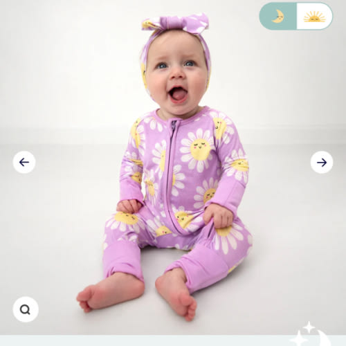 Flower Power Zippy - Little Sleepies
