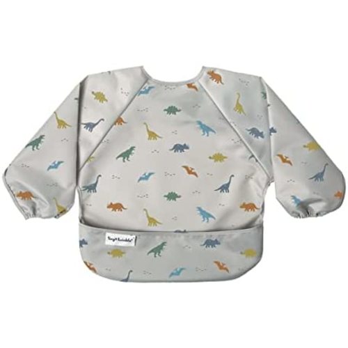 Tiny Twinkle Mess Proof Baby Bib, Full Sleeve Bib Outfit, Waterproof Bib for Toddlers, Machine Washable, Tug Proof Closure