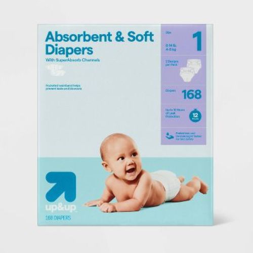 Disposable Diapers - Size 2 - 162ct - up&up™