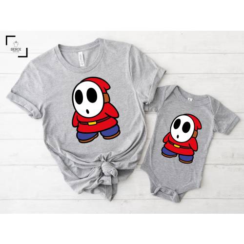 Shy Guy Shirt, Cute Shy Guy Shirt, Super Mario Shirt, Birthday Gift, Retro Game Shirt, Gift for Gamer, Video Game Shirt, Super Mario Shirt