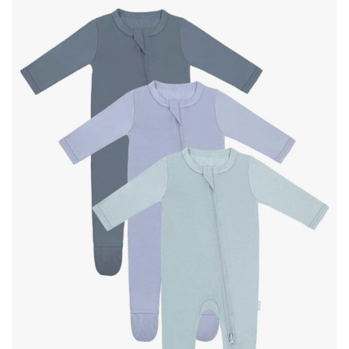 RRP Unisex Baby Footies Pajamas,Rayon Derived From Bamboo,Buttery Soft Sleep 'N Play PJs,2-Way Zipper Closure,0-18 Months