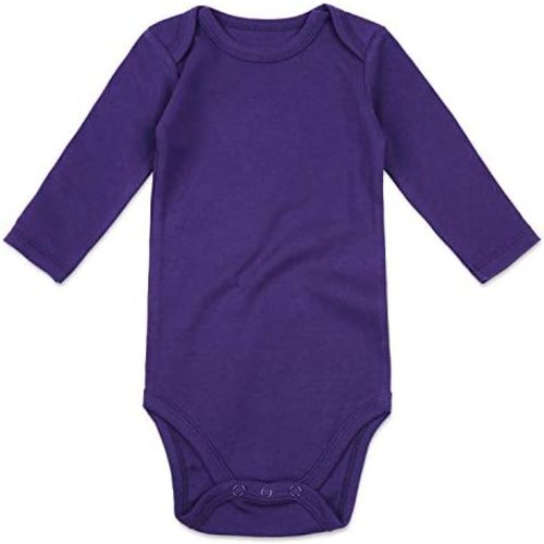 ROMPERINBOX Unisex Baby Onsies Solid Baby Bodysuit Romper Blank for 0-24 Months Boys Girls