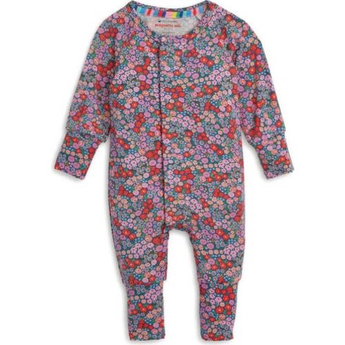 Gilded Lily Magnetic Closure Convertible Romper, 9-12M