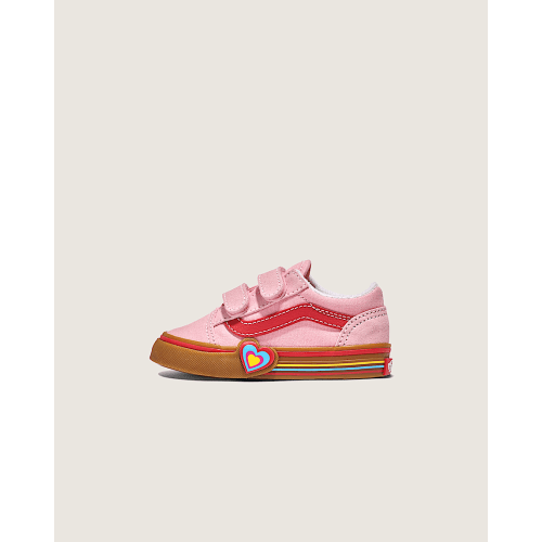 Toddler Old Skool V Shoe in Gum Pink | size 3 Vans